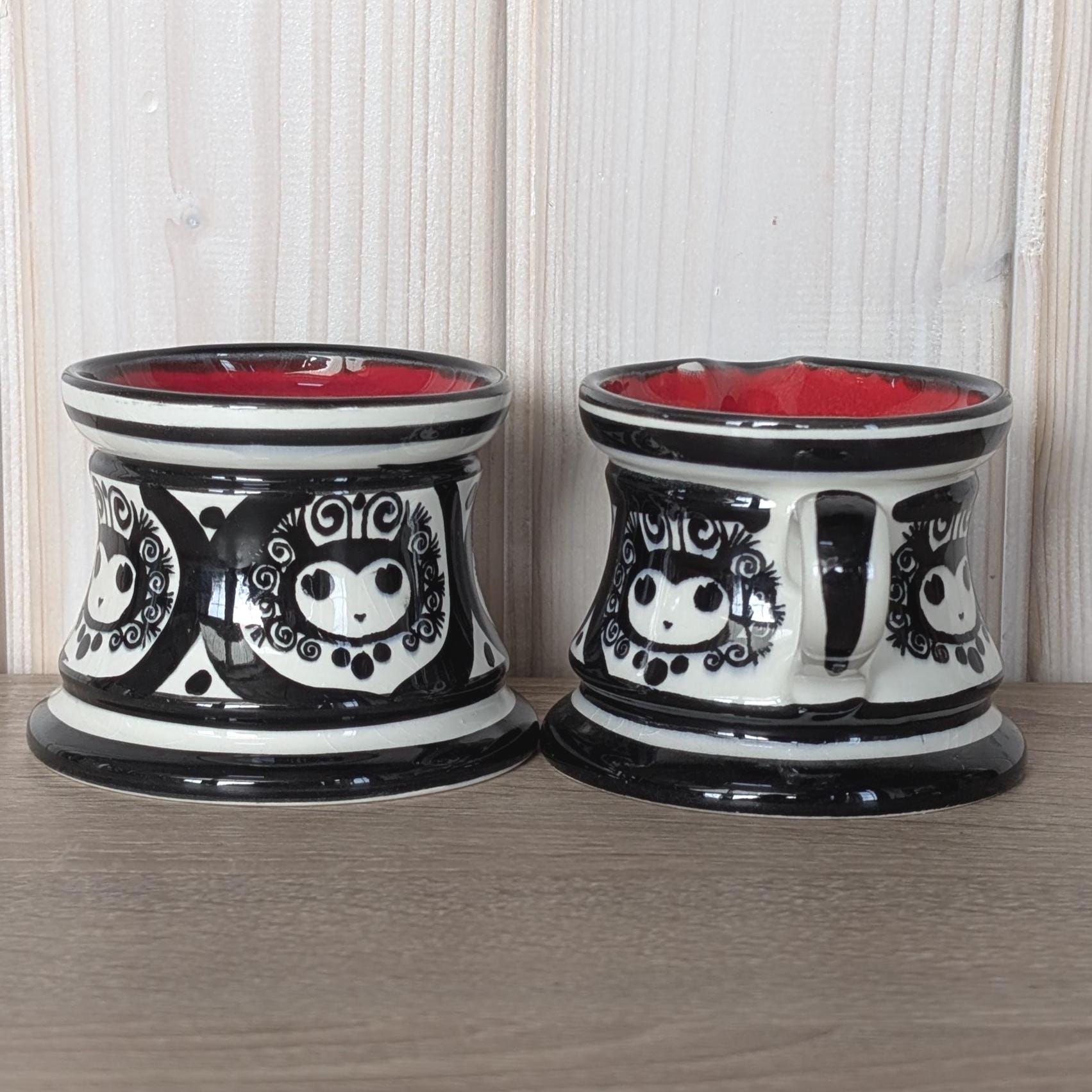 Mon Amour, Ceramic Cream Sugar Set, Schramberg Germany, Vintage 1950s
