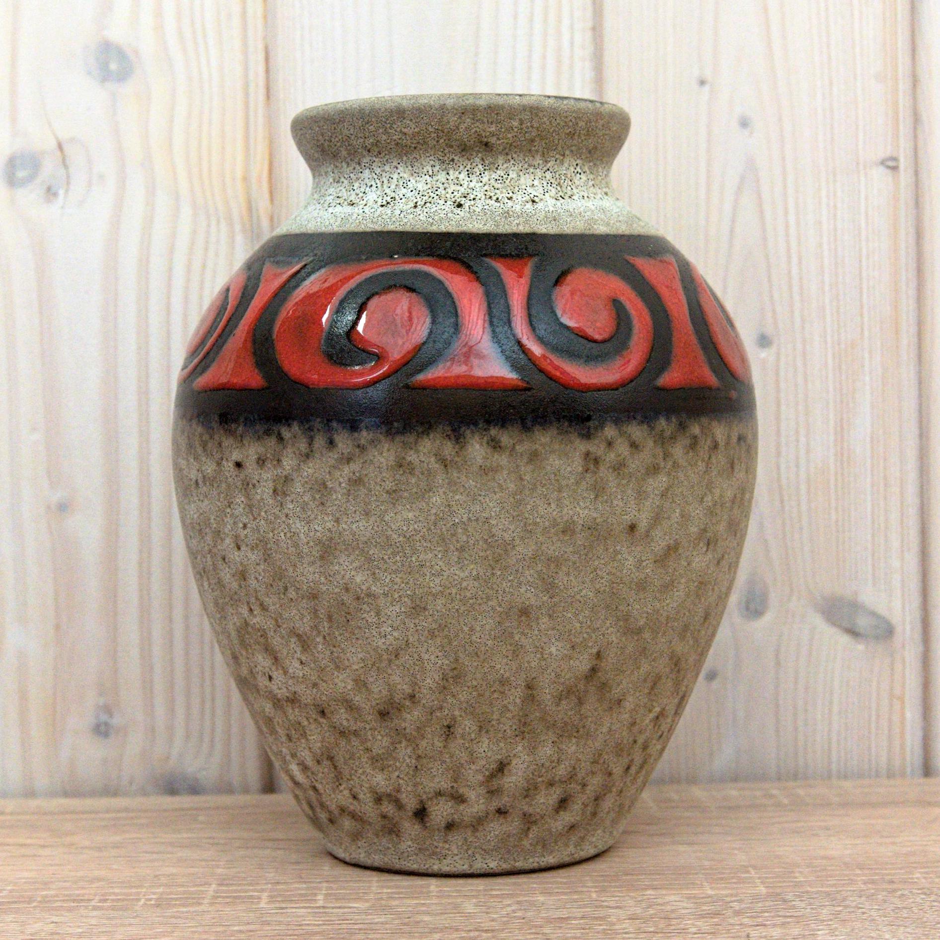 Scheurich West Germany Vase 236-21 Mid Century Ceramic Vintage Decor