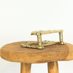 Brass - Equestrian - Napkin holder -  Letter holder - Vintage