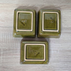 Schädler Ceramic Snack Bowls Set, Mid Century German Pottery