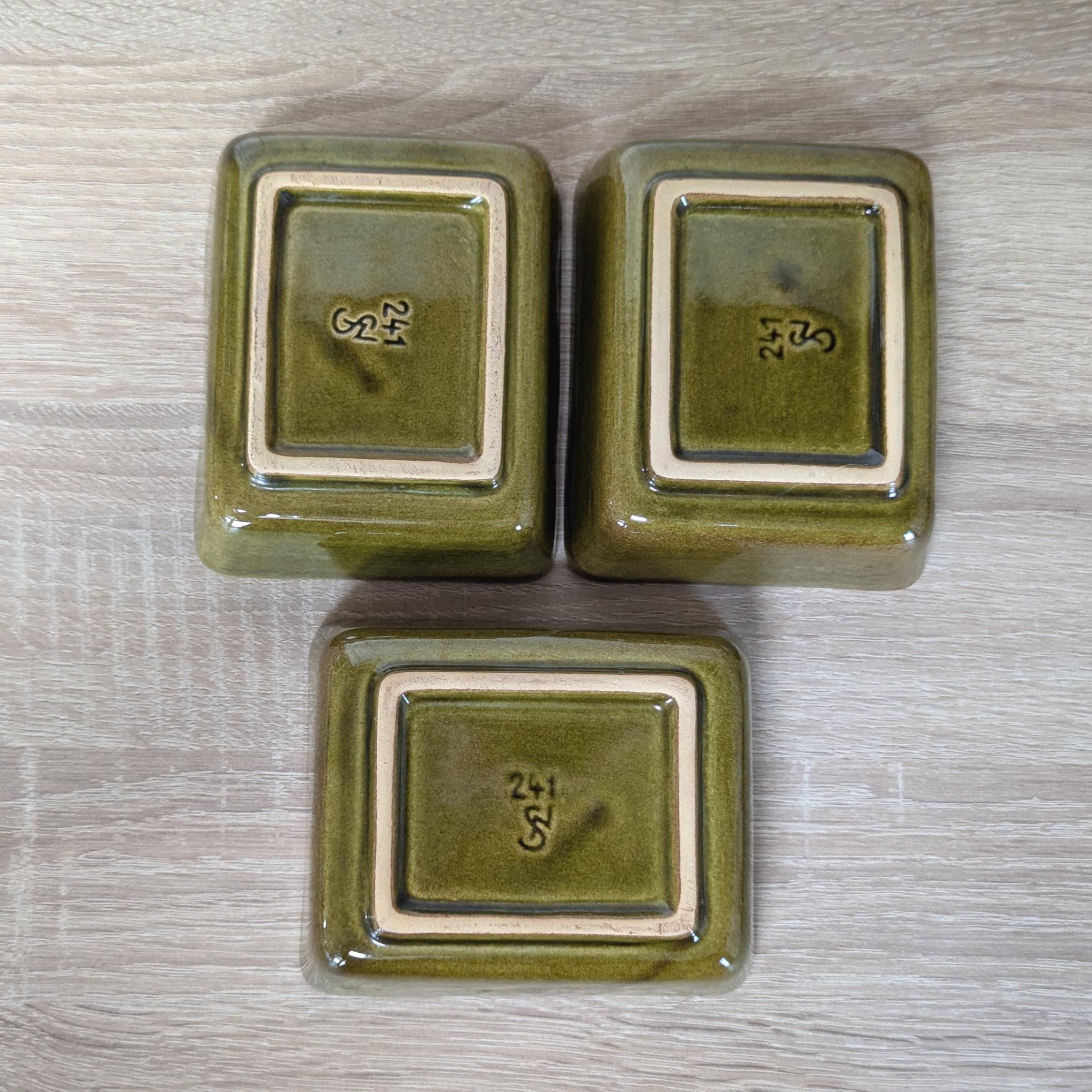 Schädler Ceramic Snack Bowls Set, Mid Century German Pottery