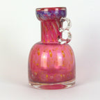 Pfauenauge highlight, Erich Eisch art glass vase, Germany, 1970s vintage