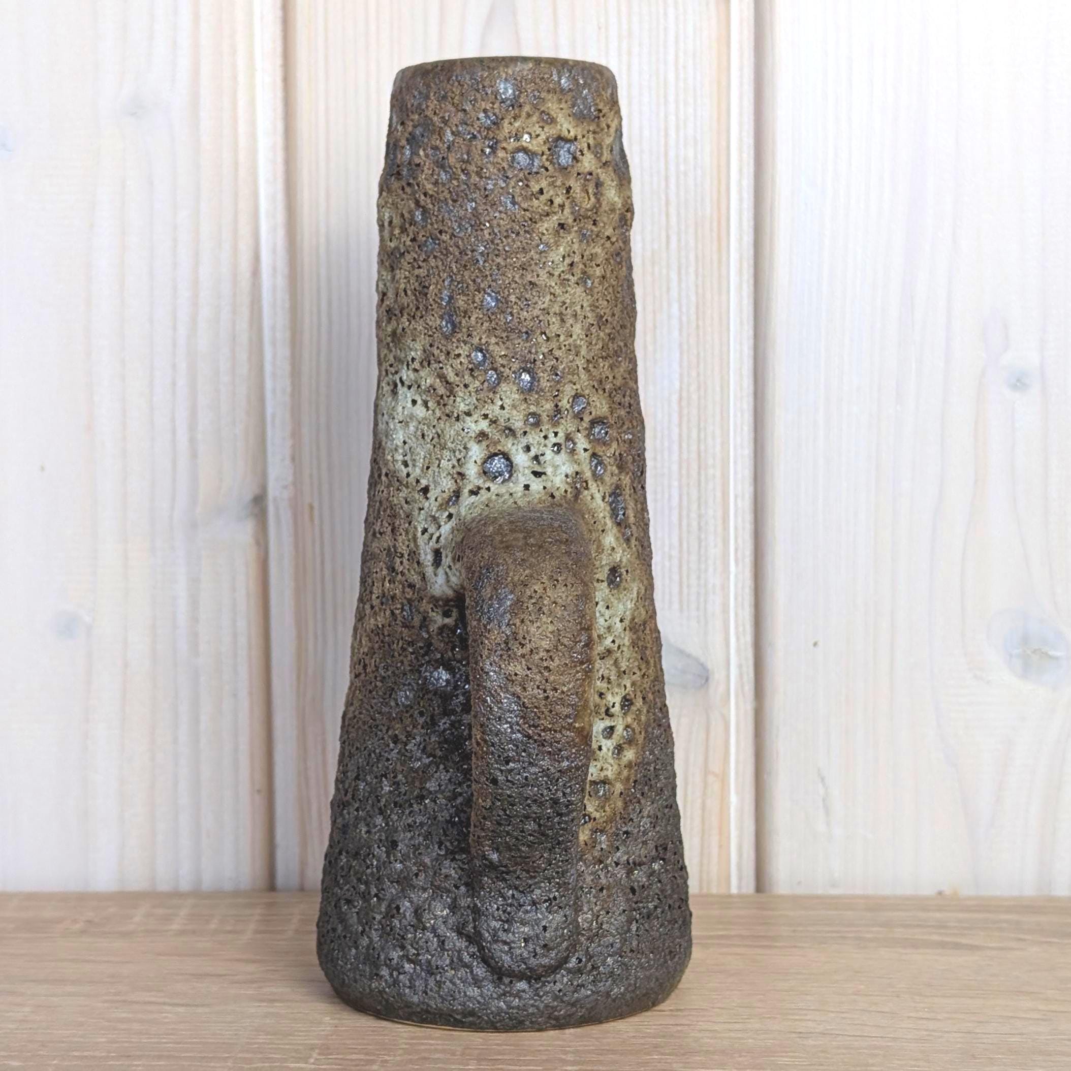 Jopeko Fat Lava Pitcher Vase, Paris Glaze, Model 614/18, West German Pottery, 1960s