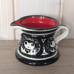Mon Amour, Ceramic Cream Sugar Set, Schramberg Germany, Vintage 1950s