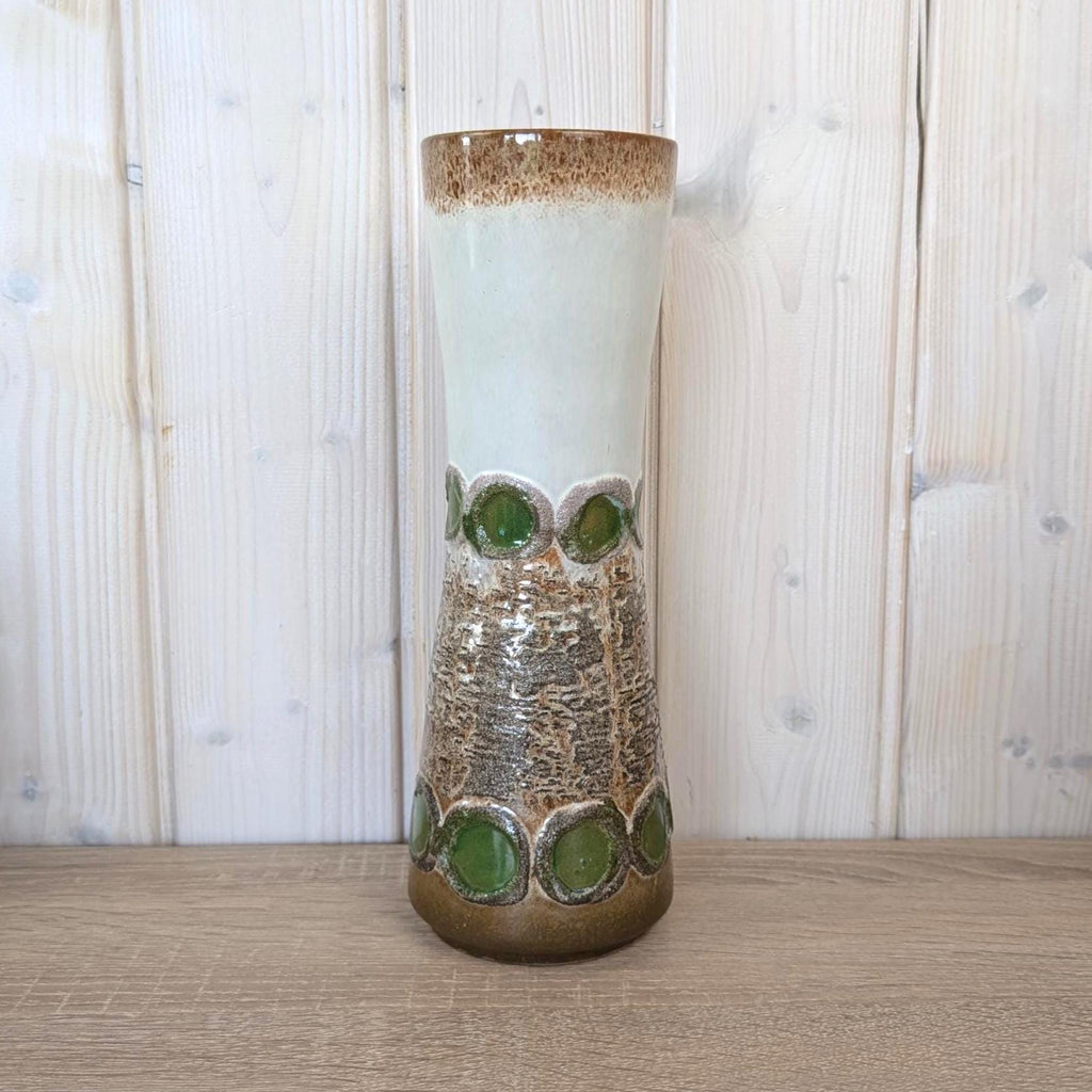 Strehla DDR Vase Green Lava Glaze Fat Lava, 1960s, Choose Your Variant