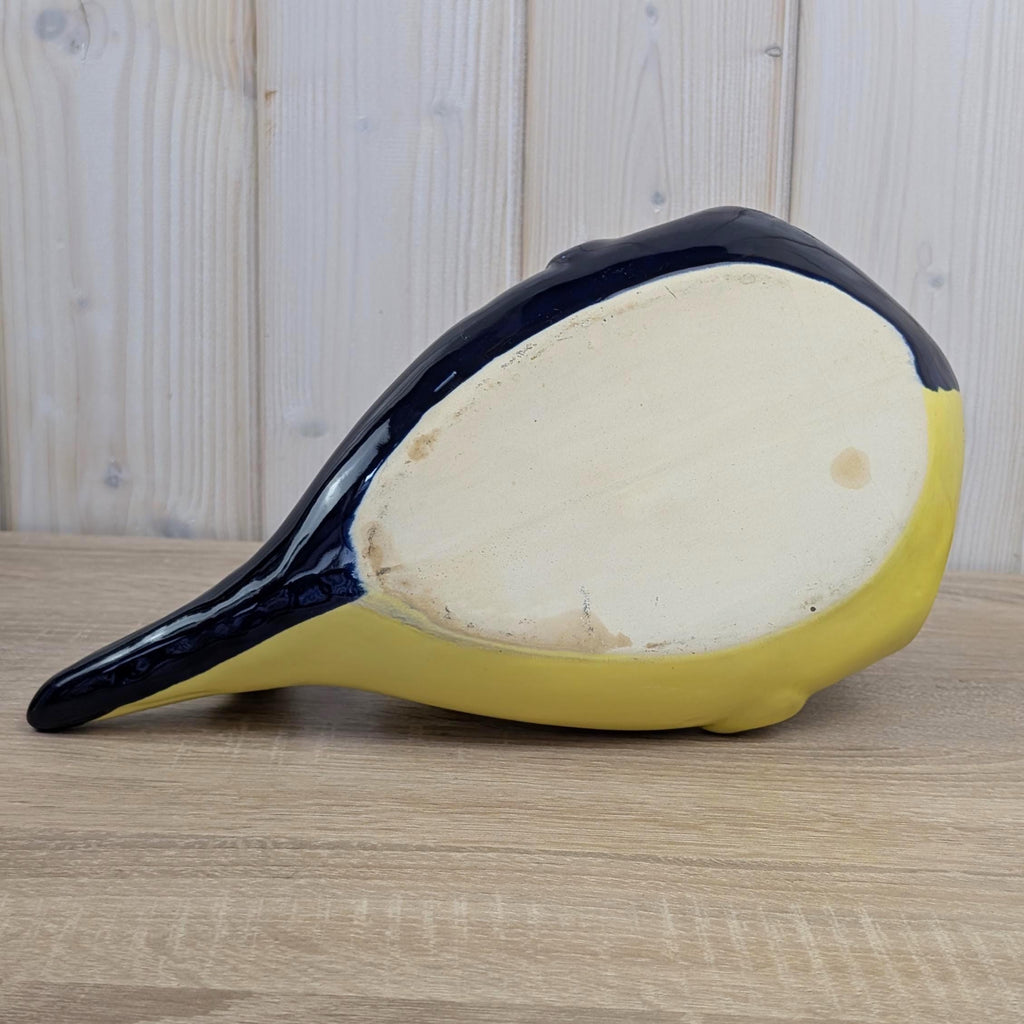 Rare Ceramic Fish Roaster, Novelty Fish Baker, Southern European Pottery, Mid Century Kitchen Decor, 1960s 1970s