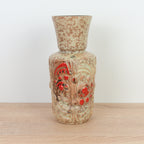 West Germany Übelacker Ü-Keramik Vase - 1325/24 - - Fat Lava - Mid Century 1960