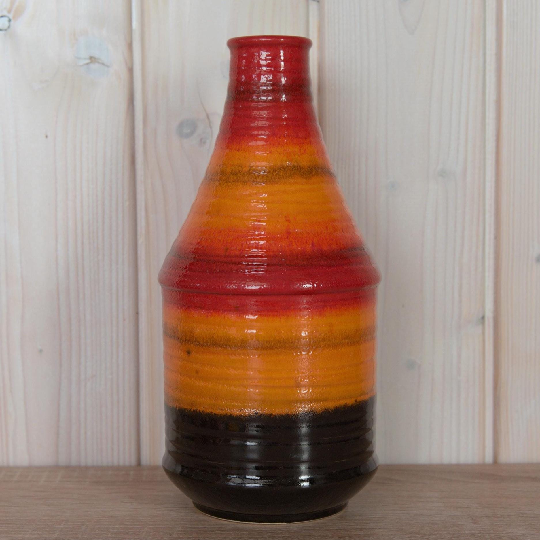 Vintage Dümler & Breiden Vase, West German Fat Lava Pottery, 1970s Retro Decor