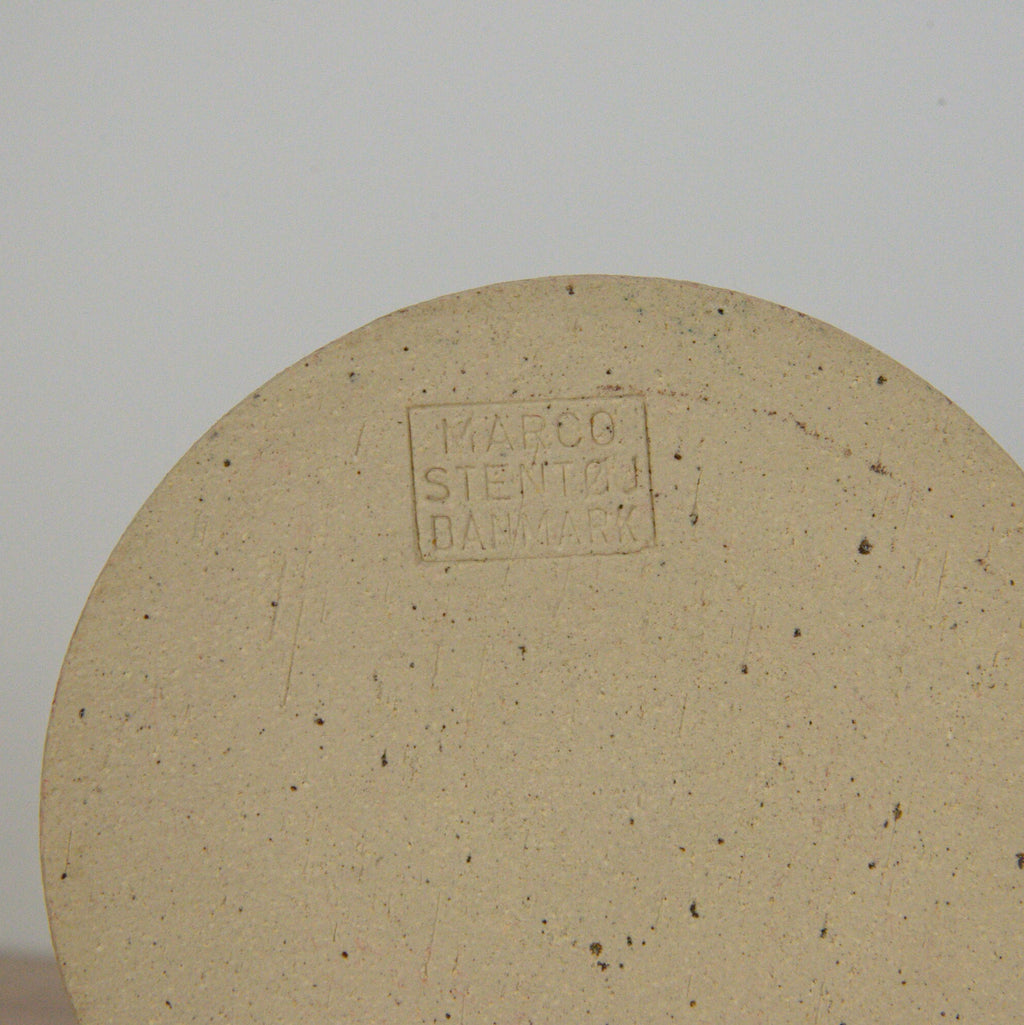 Marco Stentøj Candle Holders Set, Danish Stoneware, Denmark 1970s