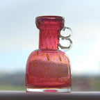 Pfauenauge highlight, Erich Eisch art glass vase, Germany, 1970s vintage