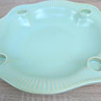 Jasba Germany Advent Candle Holder, Celadon Mint Green Ceramic, Model 1924/25, Pre-1949, Rare Early Version, Advent Wreath Bowl