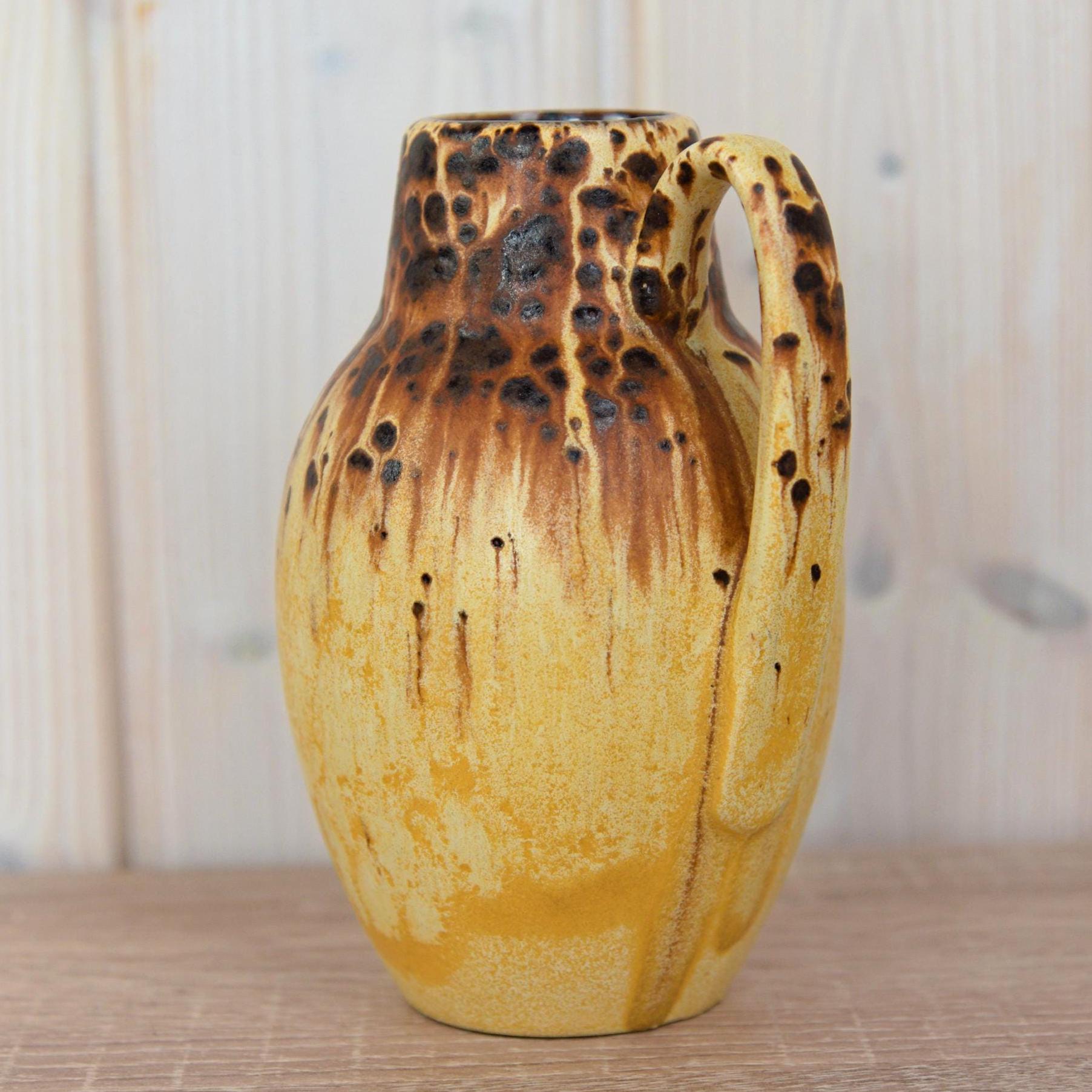Scheurich West Germany Vase 414-16 Mid Century Ceramic Vintage Decor