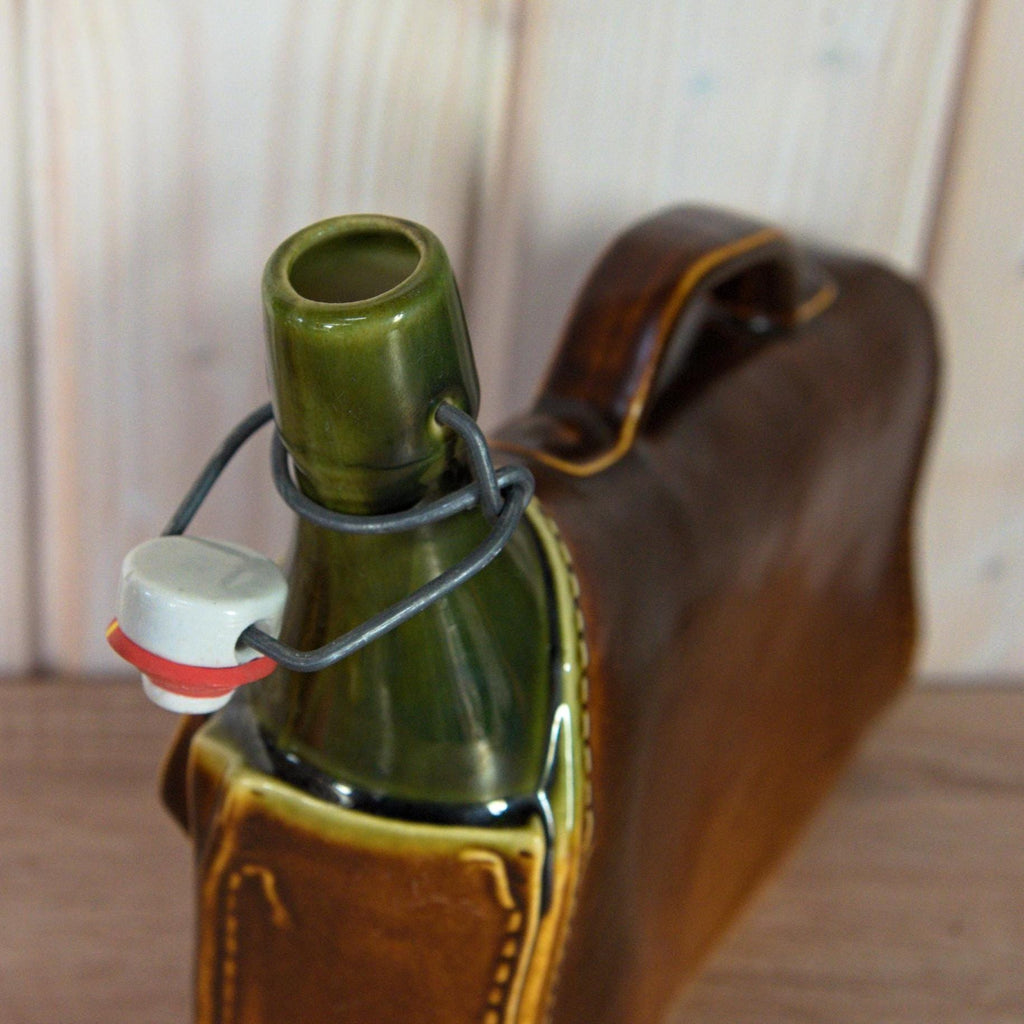 Vintage Gerz Ceramic Beer Jug, Bag Shape, West Germany Barware