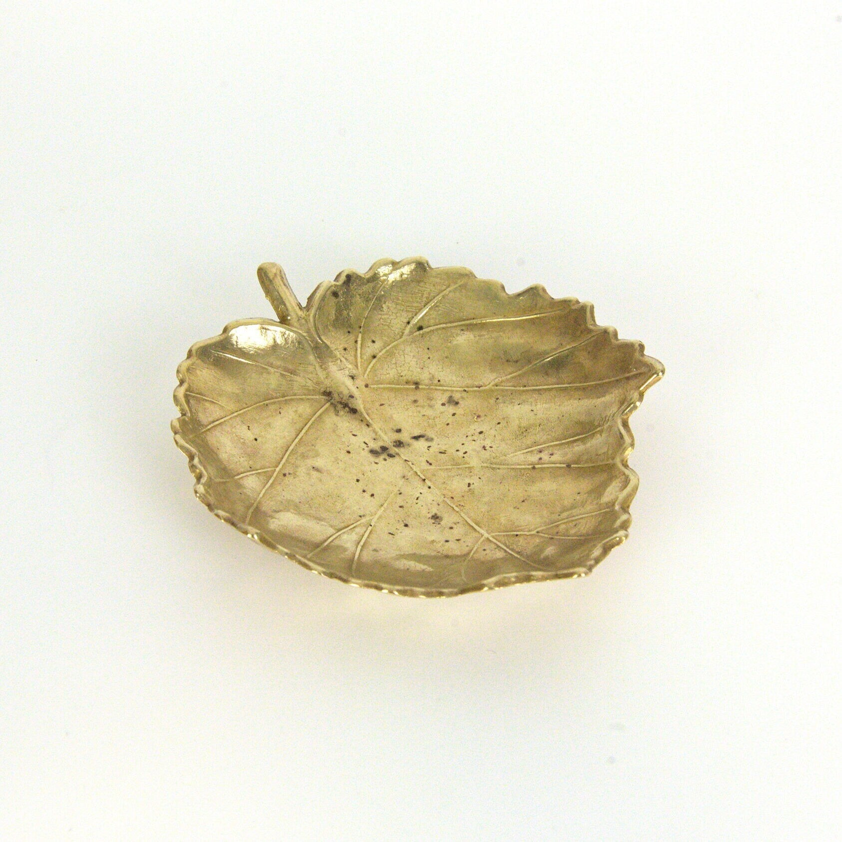 Brass Leaf - Ring dish - Vintage