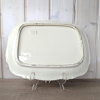 Vallauris A Ferlay Yellow Ceramic Platter with 3D Cicada, Provencal Landscape, French Pottery 1950s, Wall Decor or Serving Dish