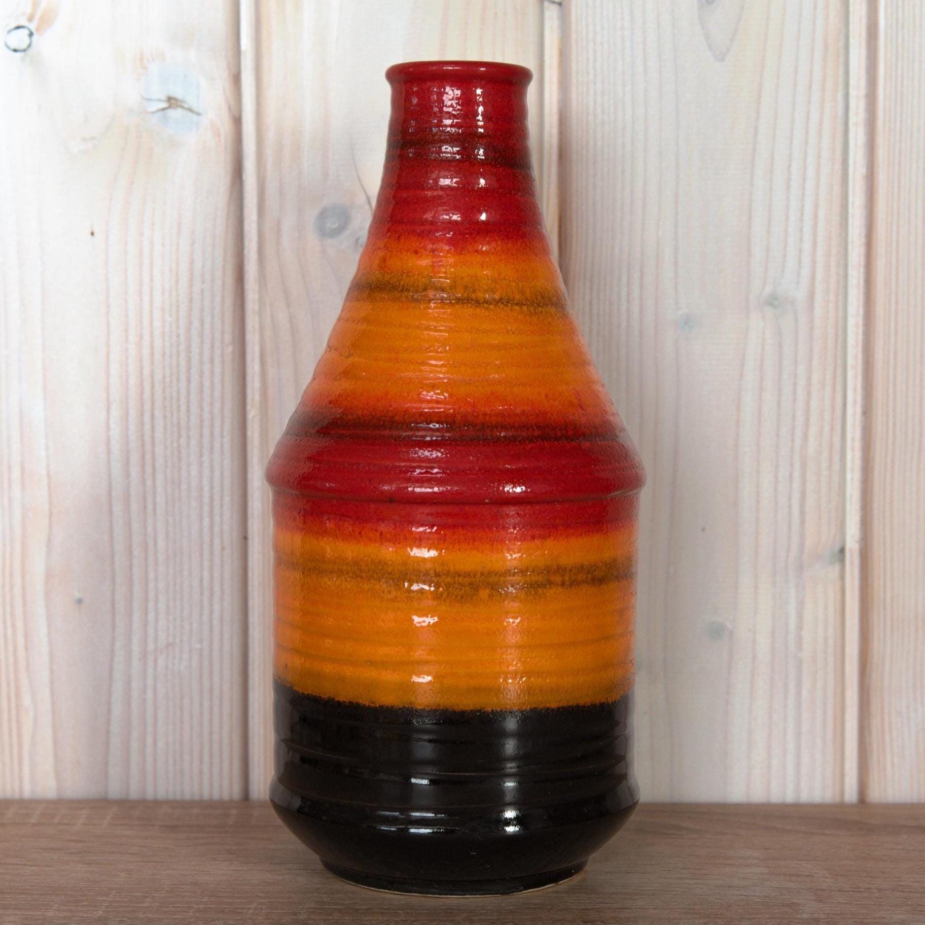 Vintage Dümler & Breiden Vase, West German Fat Lava Pottery, 1970s Retro Decor