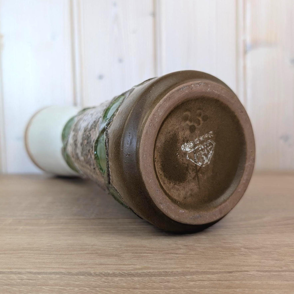 Strehla DDR Vase Green Lava Glaze Fat Lava, 1960s, Choose Your Variant