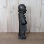 1920s St Peter With Key Statue Heavy Iron Vintage Religious Antique