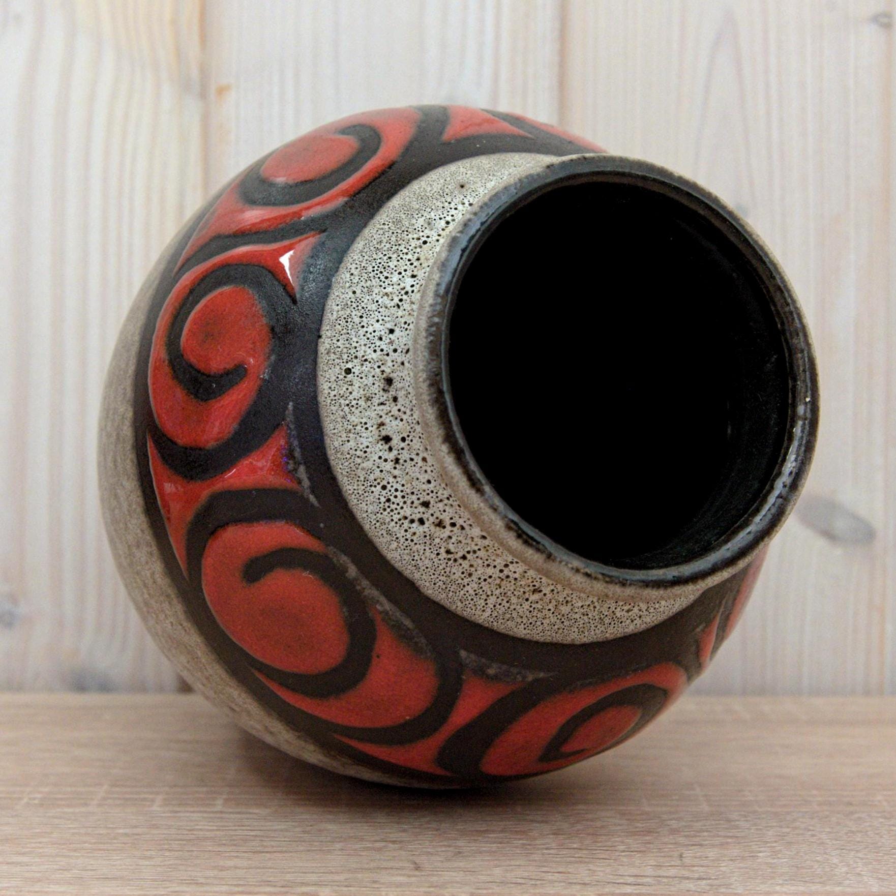 Scheurich West Germany Vase 236-21 Mid Century Ceramic Vintage Decor