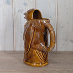 1950s Raven Jug: Colonial Loza Argentina Ceramic Pitcher