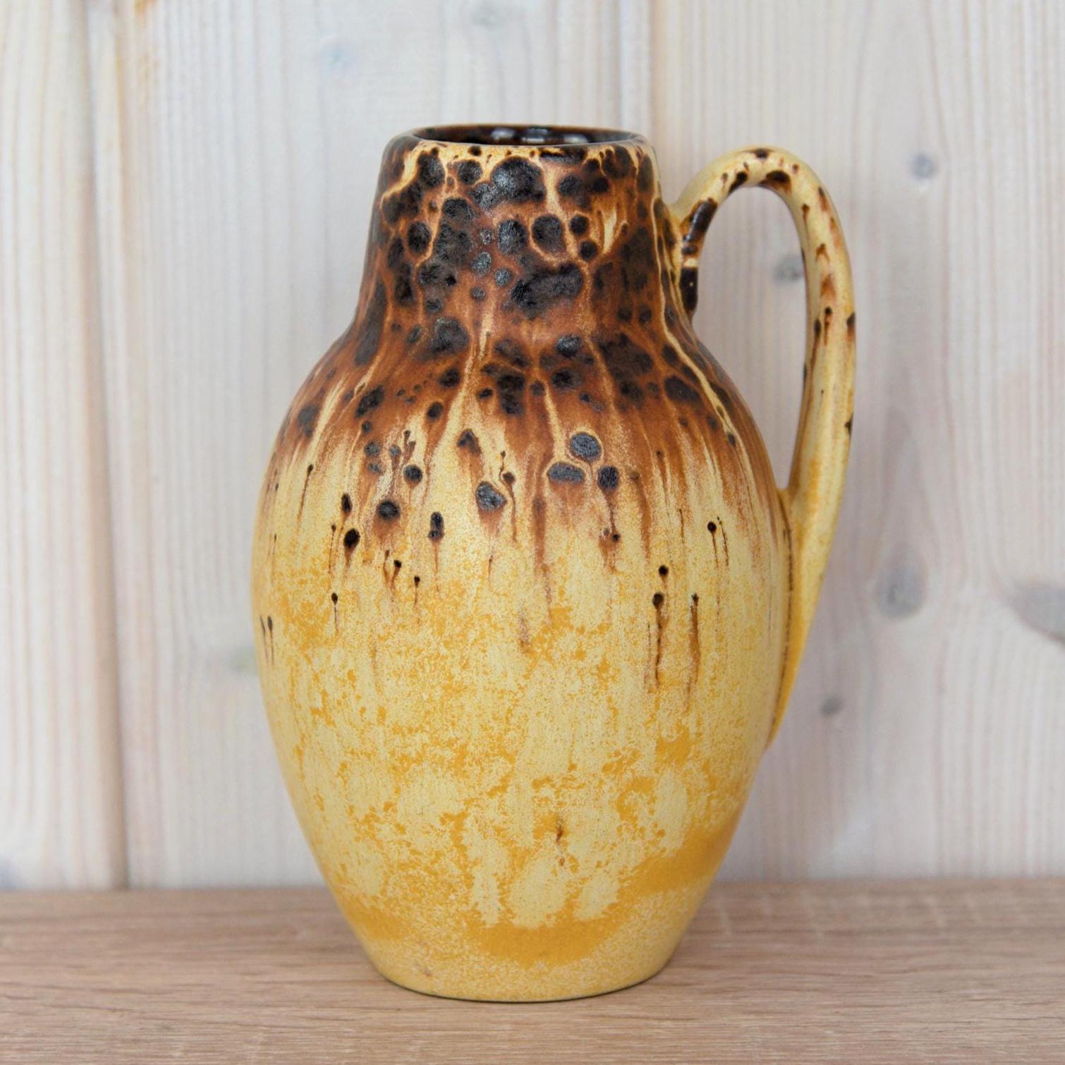 Scheurich West Germany Vase 414-16 Mid Century Ceramic Vintage Decor