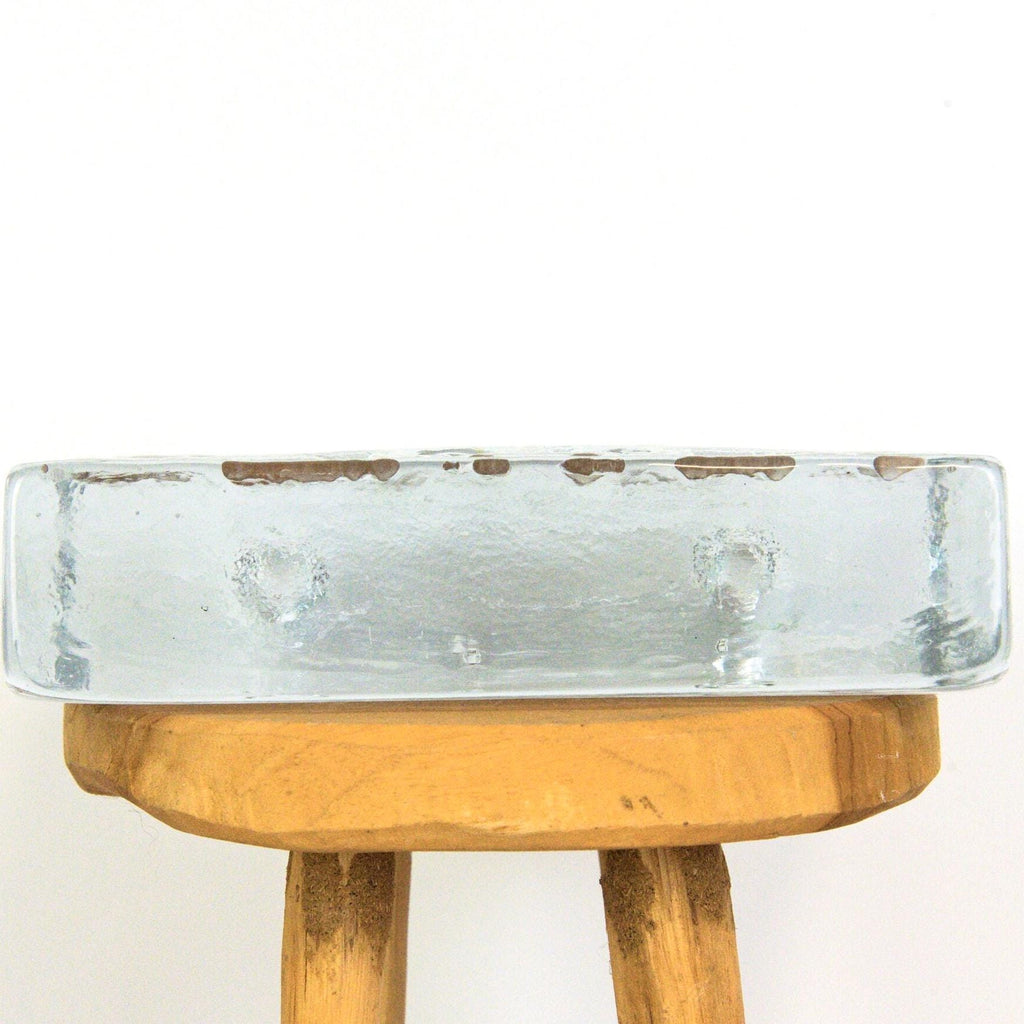 Walther Glas Love Duo Candle Holder, Vintage 1970s German Crystal, Romantic Dove Design