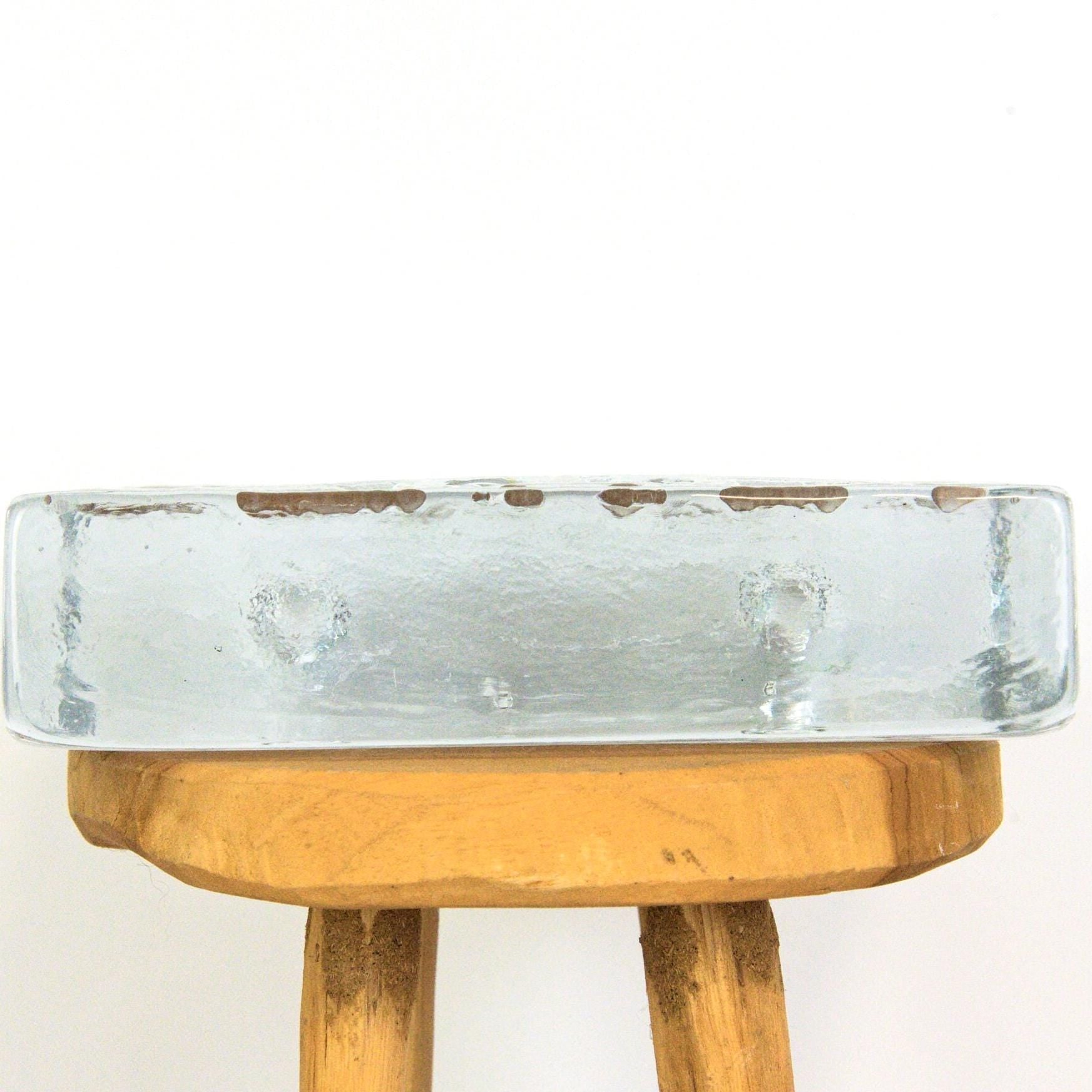 Walther Glas Love Duo Candle Holder, Vintage 1970s German Crystal, Romantic Dove Design
