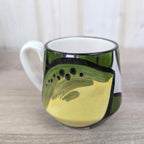 Schramberg Monaco Fruit Mugs Set of 6, Vintage German Ceramic Coffee Cups, 1970s