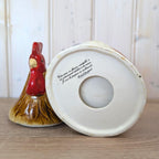 Michel Cougant French Faience Rooster Tureen Handmade, France 1970s