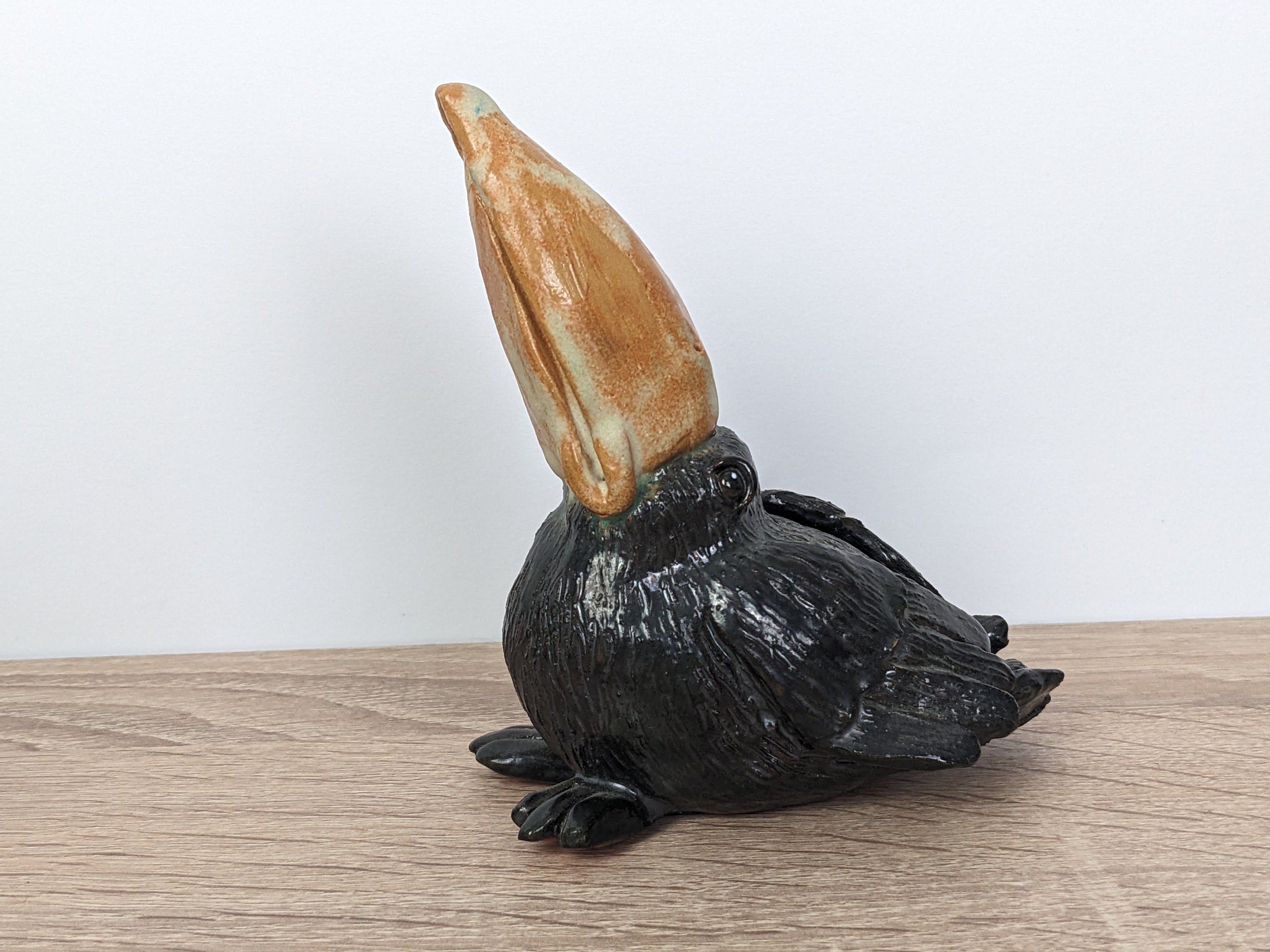 Handmade Ceramic Bird Figurines: Unique Birdie Set