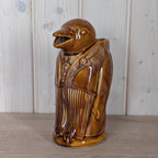 1950s Raven Jug: Colonial Loza Argentina Ceramic Pitcher