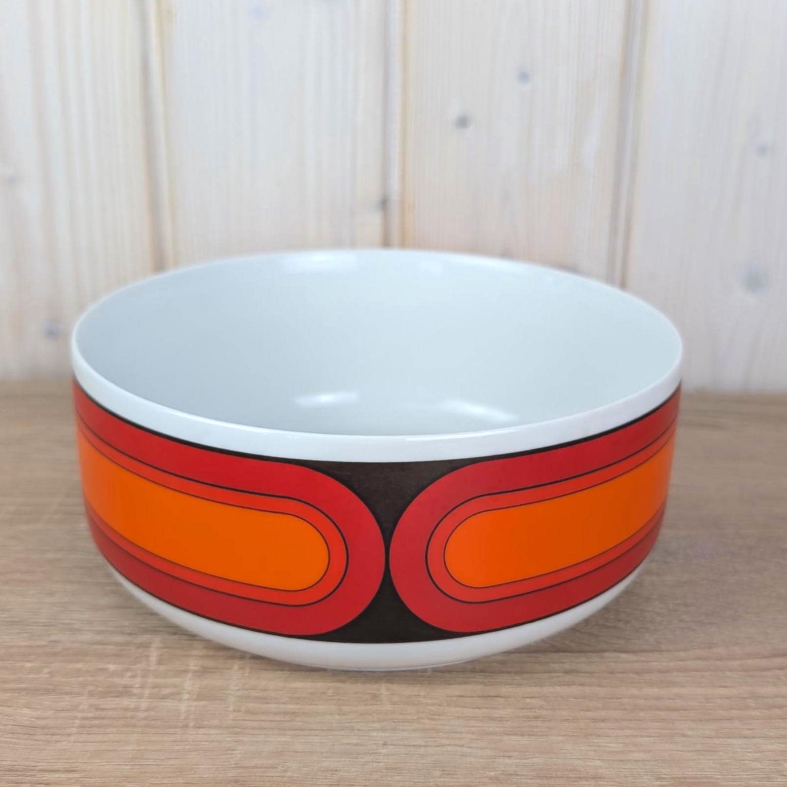 Arzberg Sizilia 3000 Serving Bowl, Hans Theo Baumann, Orange Red, 1970s German Porcelain, Choose Your Size