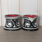 Mon Amour, Ceramic Cream Sugar Set, Schramberg Germany, Vintage 1950s