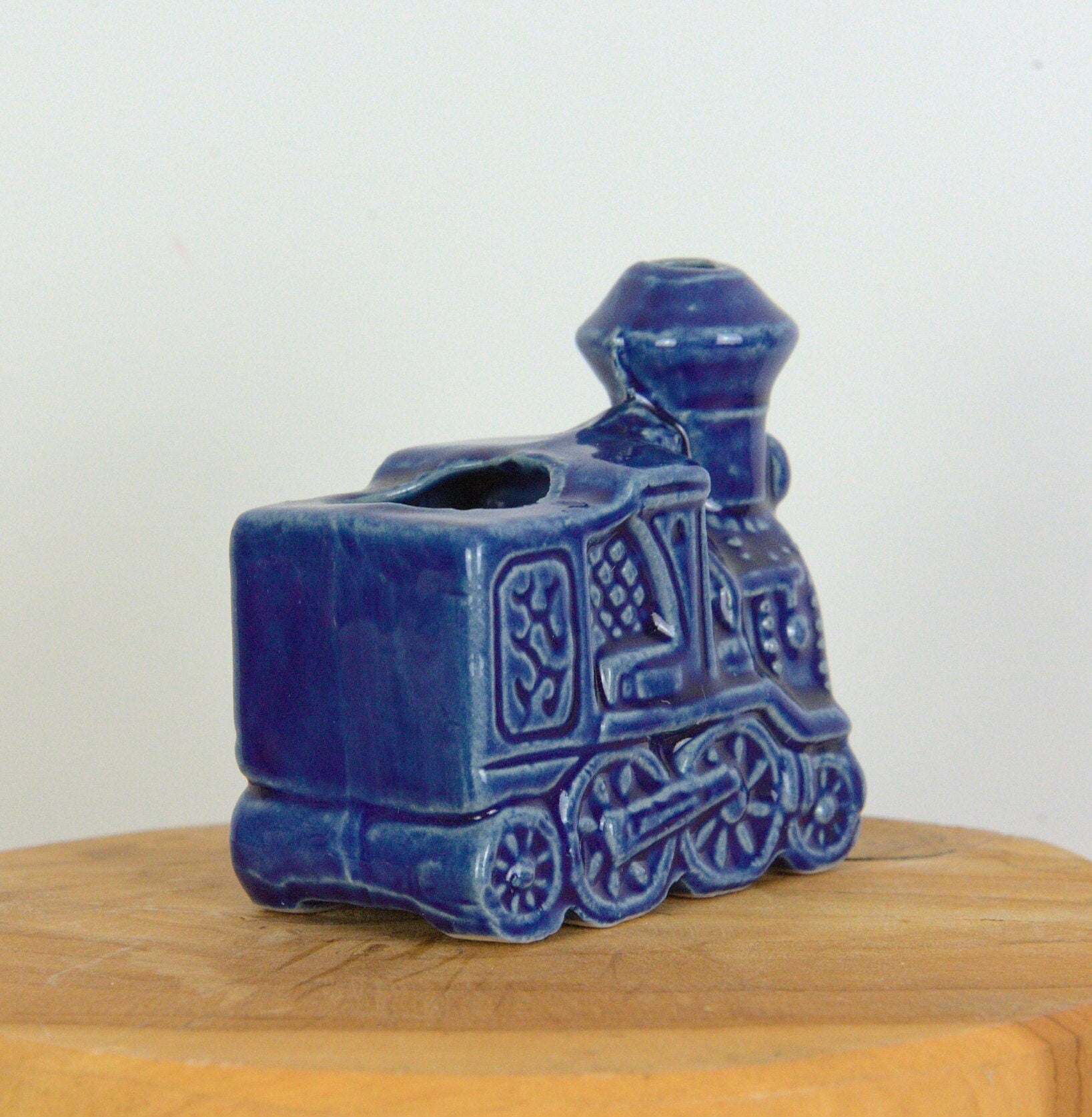 Vintage Ceramic Toothpick Holders: Train, Car, Horse-Drawn Carriages