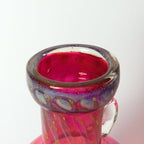 Pfauenauge highlight, Erich Eisch art glass vase, Germany, 1970s vintage