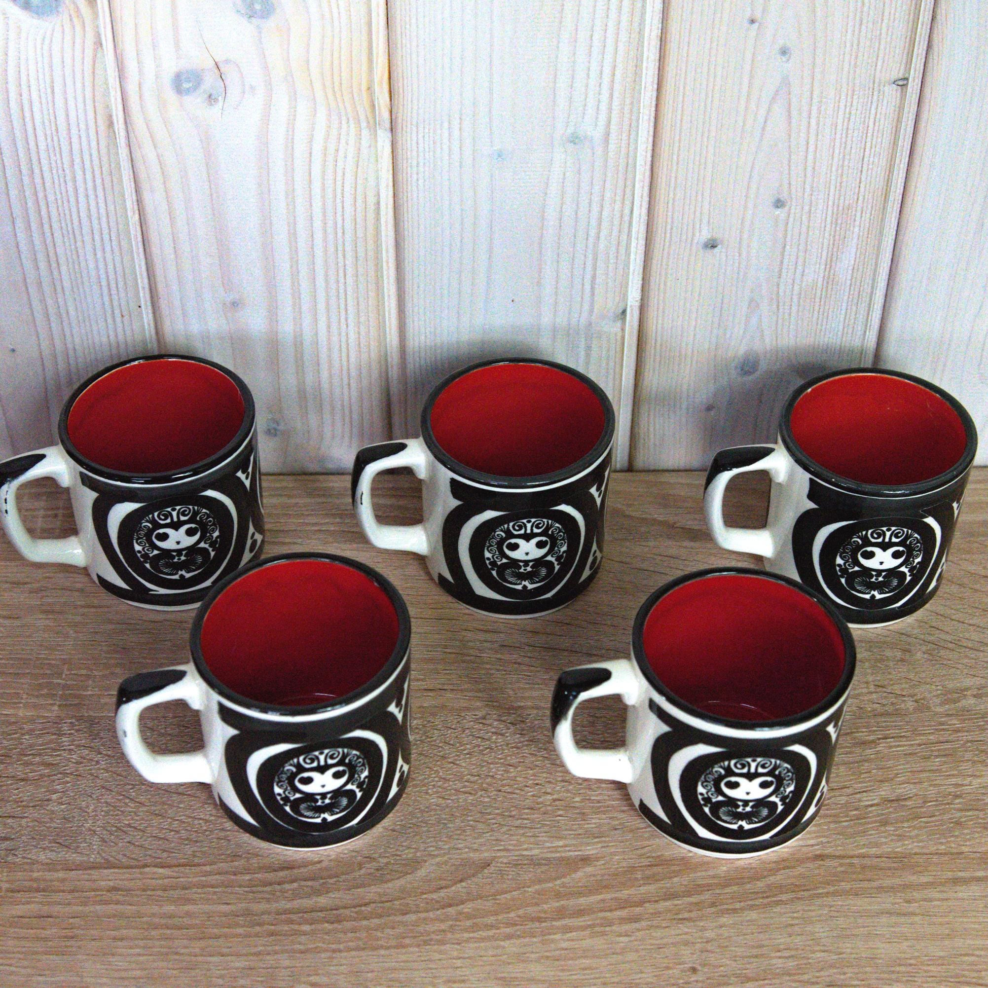 Mon Amour Schramberg Pitcher with Six Cups Germany Vintage