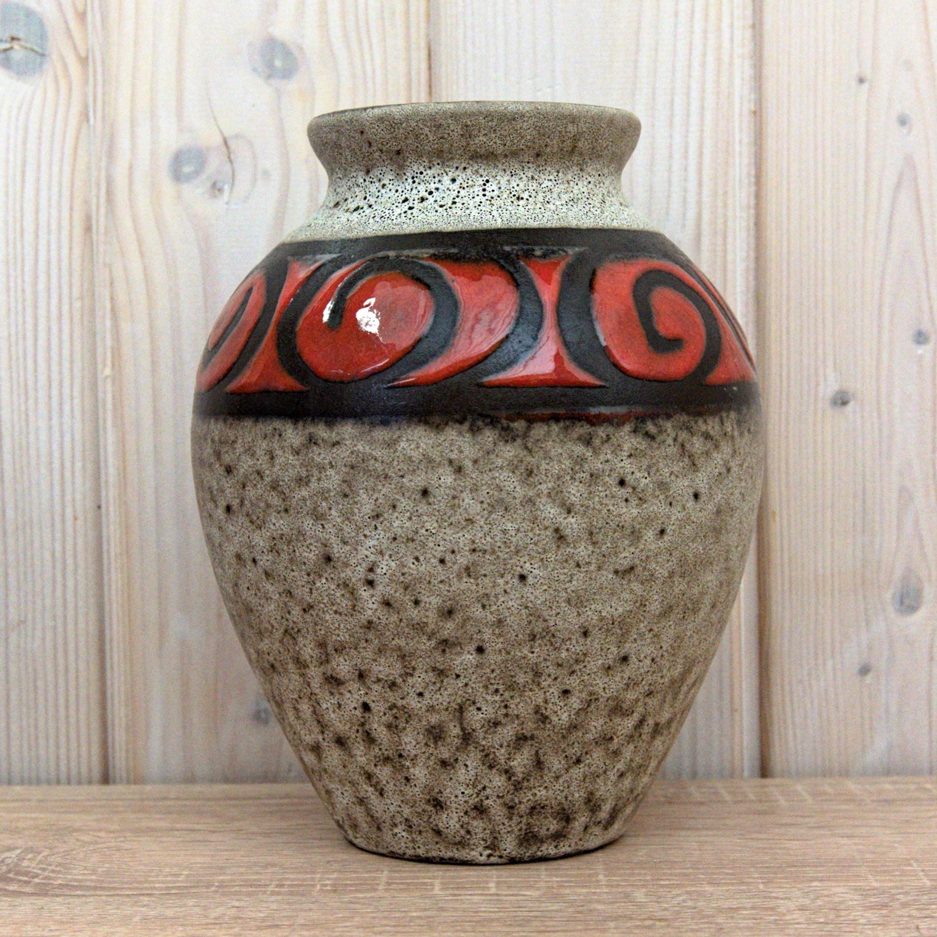 Scheurich West Germany Vase 236-21 Mid Century Ceramic Vintage Decor