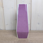 Rare Purple Relief Vase, Porcelain Plankenhammer Flos Bavaria, Mid Century