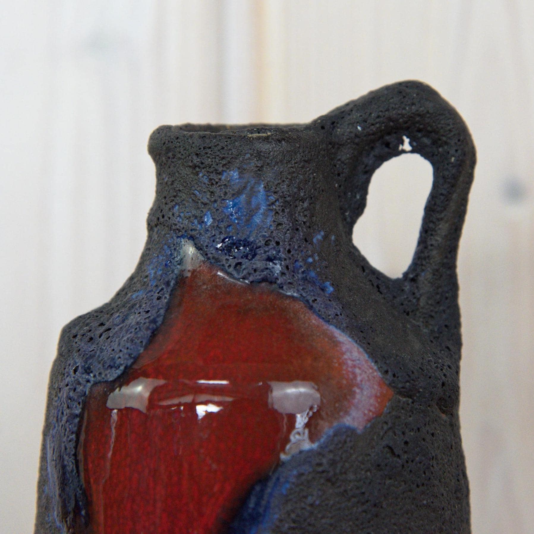 Marei West Germany Vase 106-16 Fat Lava Ceramic Mid Century Modern Vintage Decor
