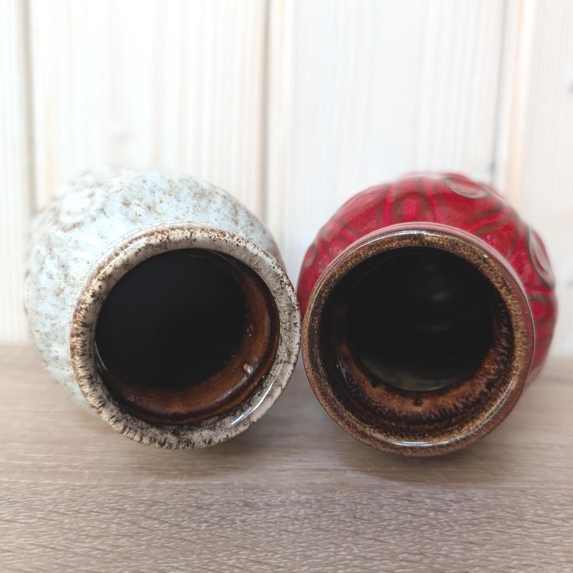 Vintage Scheurich 288-15 Vase, West Germany, Koralle Decor, Fat Lava Era WGP Pottery, 1970s, Choose Your Colour