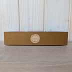 Käthe Wohlfahrt Hand Painted Wooden Napkin Holder, German Christmas Poinsettia Decor