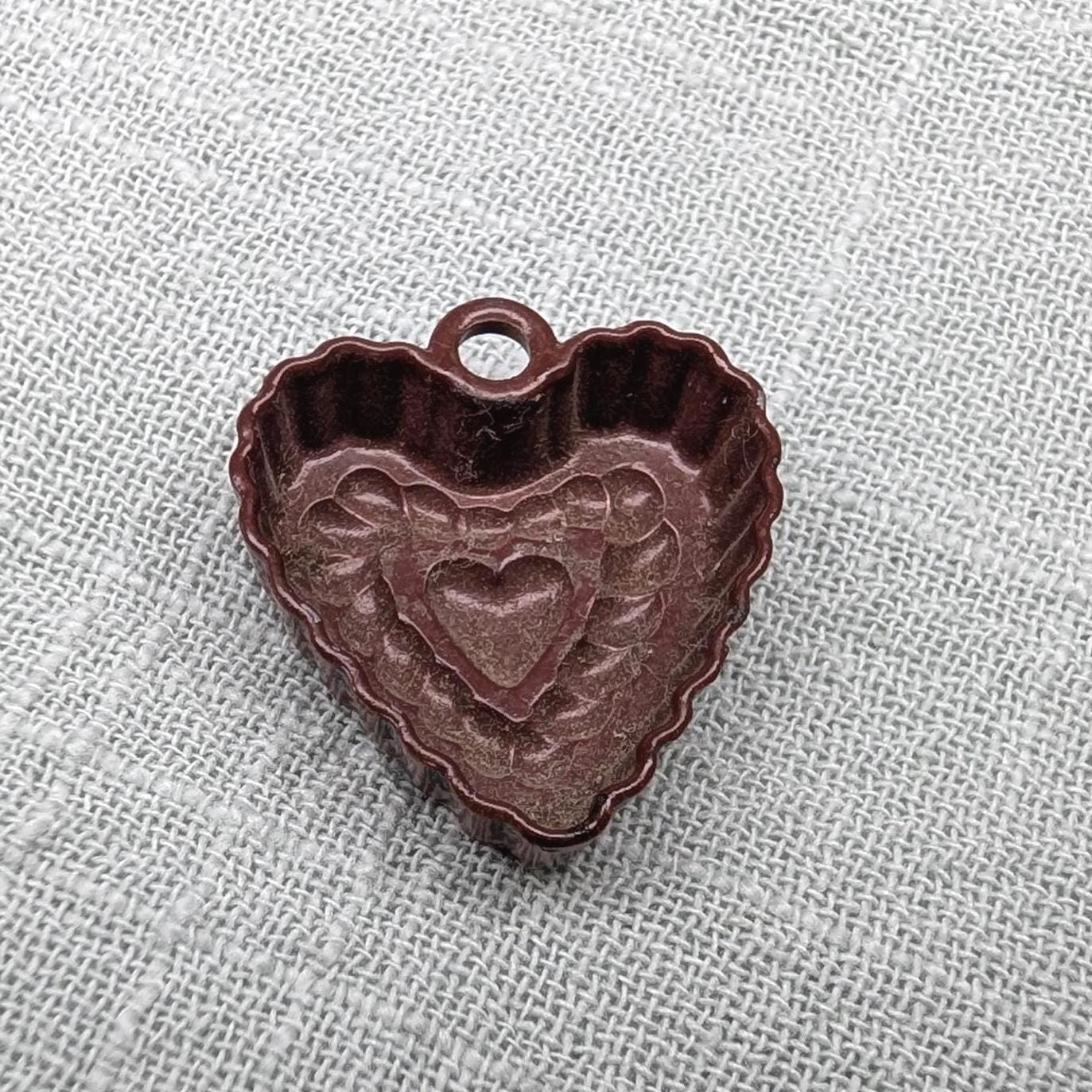 Vintage Bodo Hennig Miniature Copper Baking Molds, 1:12 Dollhouse Kitchen Accessories, West Germany