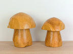 Set of Wooden Mushrooms - Vintage