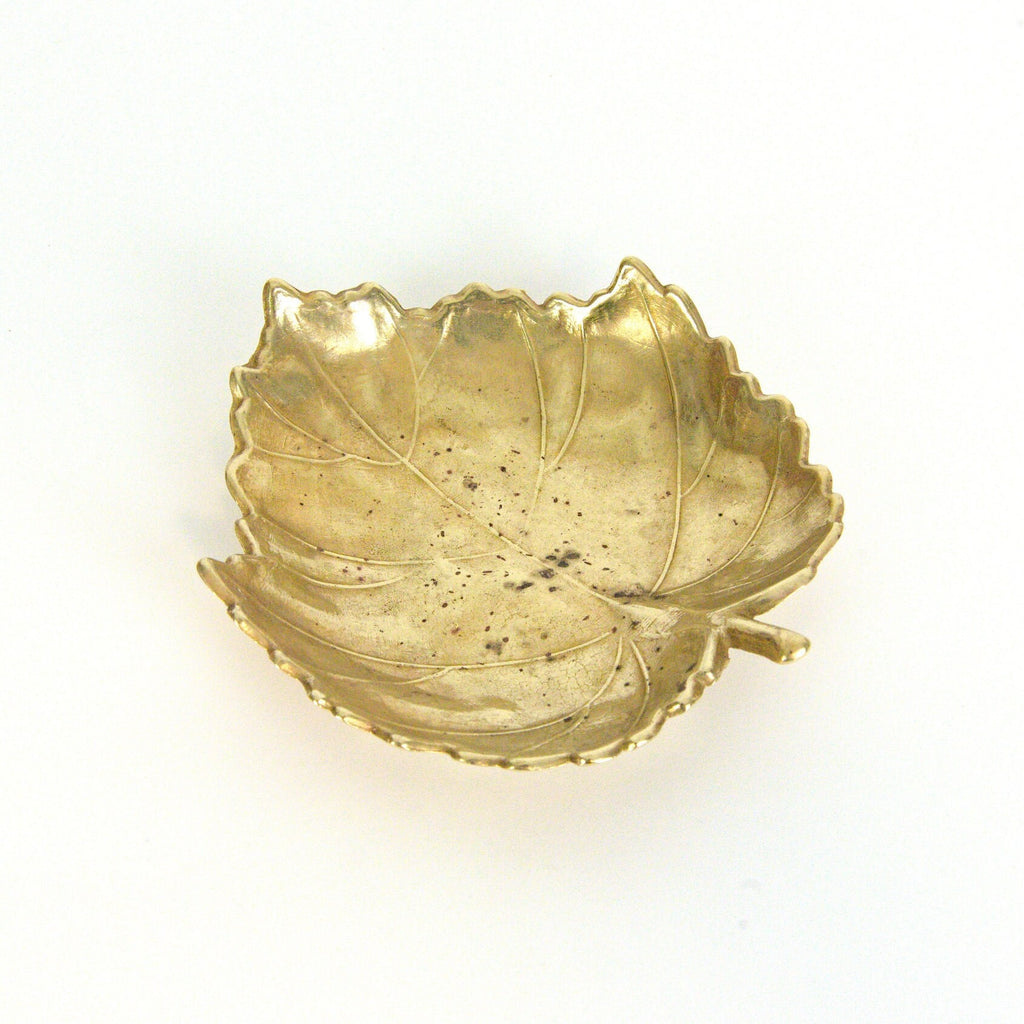 Brass Leaf - Ring dish - Vintage
