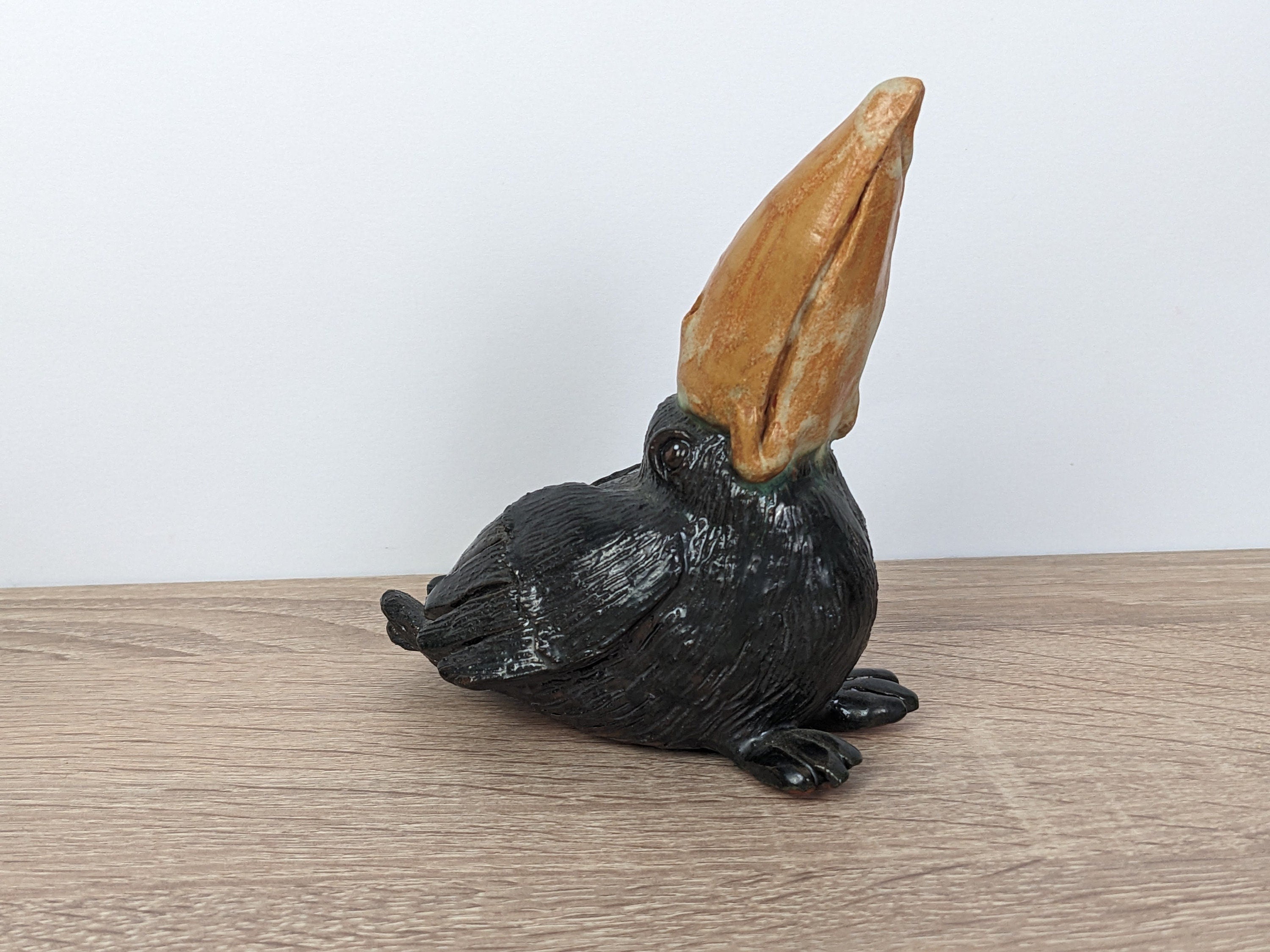 Handmade Ceramic Bird Figurines: Unique Birdie Set