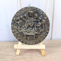 Bronze First Communion Medal Last Supper, German Religious Plaque, Erste Kommunion, Heavy Cast Bronze, 1950s 1960s Vintage