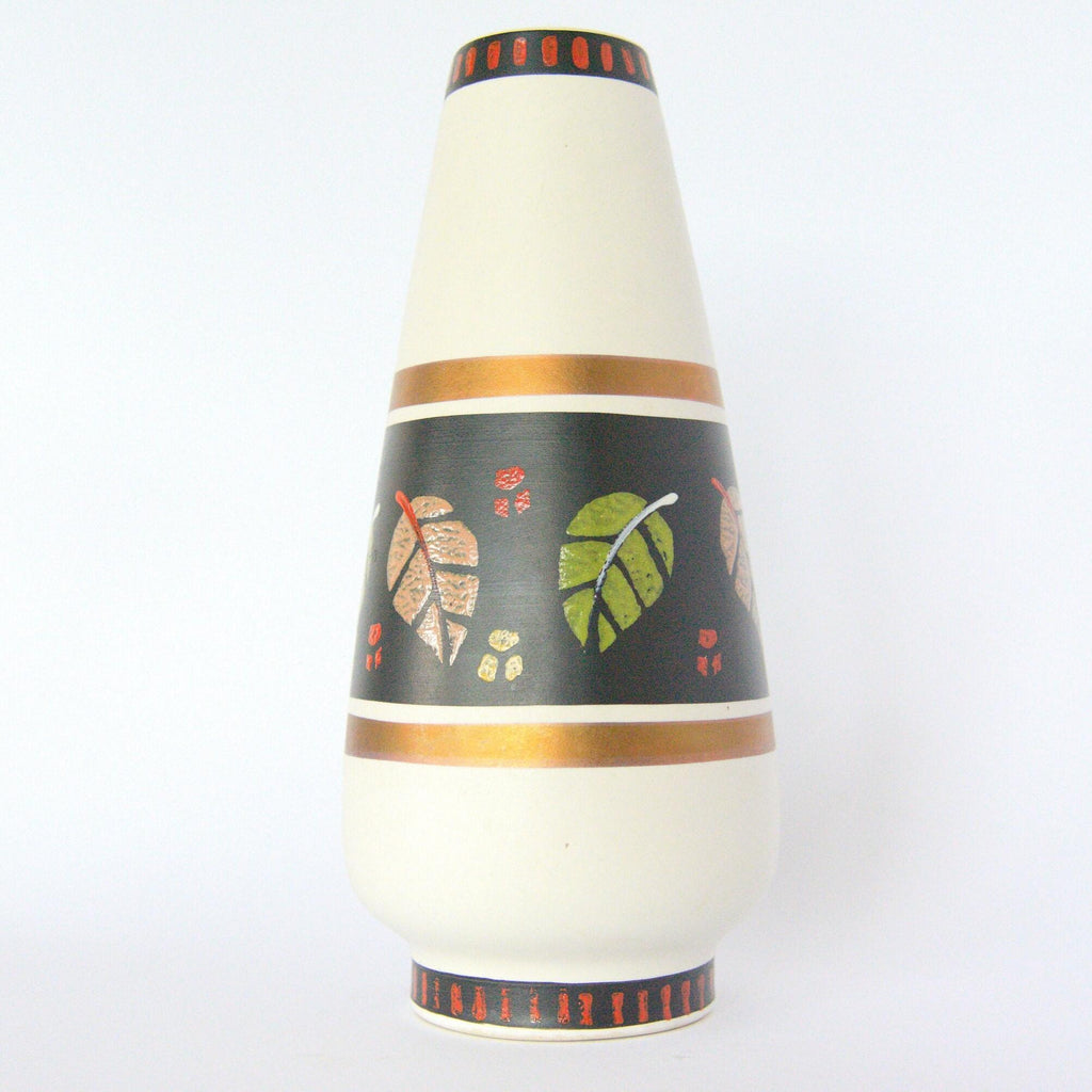 1960s Dumler & Breiden Floral Design Vase 135-30 Vintage West Germany