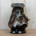 Dumler Breiden 1180-20 Vase West Germany, Mid Century Ceramic with Chain Handles, Fat Lava Pottery