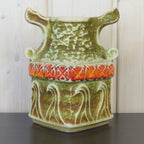 1960s Bay Fat Lava Vase Viking 79 17 West Germany Vintage Ceramic