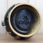 Dumler Breiden 1180-20 Vase West Germany, Mid Century Ceramic with Chain Handles, Fat Lava Pottery